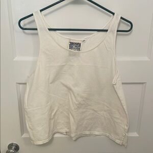 Jungmaven 30 hemp/ 70 cotton off white tank